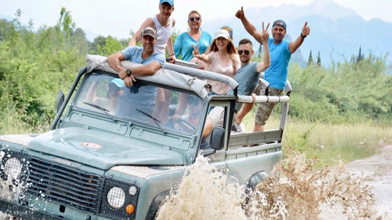 Alanya : ( 3 in 1 ) Combo Rafting : Quad | Jeep | Zipline